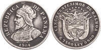 Panama 5 Centesimos Kursmünze -