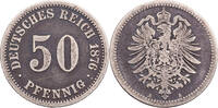 Kaiserreich 50 Pfennig Kursmünze (1875-1877) -