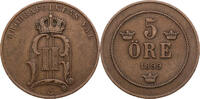 Schweden 5 &Ouml;re 1899 Oscar II. (1872-1907) - Kursm&uuml;nze (1888-1905) ss 10,00 EUR  zzgl. 5,00 EUR Versand