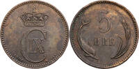 D&auml;nemark 5 &Ouml;re 1906 VBP Christian IX. (1863-1906) - Kursm&uuml;nze (1874-1906... 10,00 EUR  zzgl. 5,00 EUR Versand