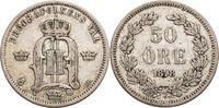 Schweden 50 &Ouml;re 1898 EB Oscar II. (1872-1907) - Kursm&uuml;nze (1875-1899) ss 30,00 EUR  zzgl. 5,00 EUR Versand
