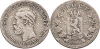 Norwegen 50 &Ouml;re 1891 Oscar II. (1872-1905) - Kursm&uuml;nze (1877-1904) s-ss 50,00 EUR  zzgl. 5,00 EUR Versand
