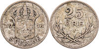 Schweden 25 &Ouml;re 1916 Gustav V. (1907-1950) - Kursm&uuml;nze (1910-1941) s-ss 12,00 EUR  zzgl. 5,00 EUR Versand