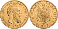 Kaiserreich, Preussen 20 Mark Friedrich III. (1888) - Kursmünze -