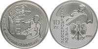 Polen 10 Zloty 2006 Olympische Spiele 2006 in Turin PP 50,00 EUR  zzgl. 5,00 EUR Versand