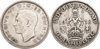 Gro&szlig;britannien 1 Shilling 1938 Georg VI. (1936-1952) - Kursm&uuml;nze (1937-1... 10,00 EUR  zzgl. 5,00 EUR Versand