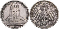Kaiserreich, Sachsen 3 Mark Völkerschlachtdenkmal -