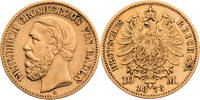 Kaiserreich, Baden 10 Mark Friedrich I. (1856-1907) - Kursmünze (1872-1873) -