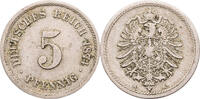 Kaiserreich 5 Pfennig Kursmünze (1874-1889) -