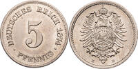 Kaiserreich 5 Pfennig Kursmünze (1874-1889) -