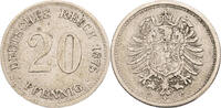 Kaiserreich 20 Pfennig Kursmünze (1873-1877) -