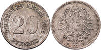 Kaiserreich 20 Pfennig Kursmünze (1873-1877) -