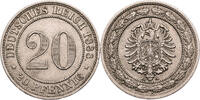 Kaiserreich 20 Pfennig Kursmünze (1887-1888) -