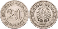 Kaiserreich 20 Pfennig Kursmünze (1887-1888) -