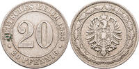 Kaiserreich 20 Pfennig Kursmünze (1887-1888) -