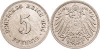 Kaiserreich 5 Pfennig Kursmünze (1890-1915) -