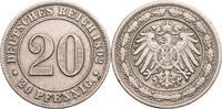 Kaiserreich 20 Pfennig Kursmünze (1890-1892) -