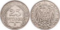Kaiserreich 25 Pfennig Kursmünze (1909-1912) -