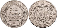 Kaiserreich 25 Pfennig Kursmünze (1909-1912) -