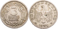 Weimarer Republik 3 Reichsmark Kursmünze (1933-1933) -