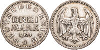 Weimarer Republik 3 Mark Kursmünze -