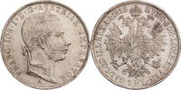 RDR, Habsburg 1 Gulden Franz Josef I. (1848-1916) - Kursmünze (1857-1865) -