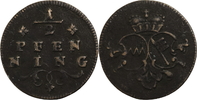 Würzburg-Bistum 1/2 Pfennig