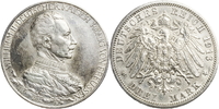 Kaiserreich / Deutschland 3 Mark zum 25. Regierungsjubiläum