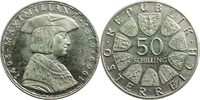Österreich 50 Schilling 450. Todestag von Kaiser Maximilian I. (1459 - 1519)