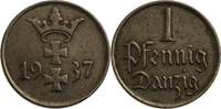 Deutschland - Danzig 1 Pfennig