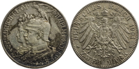 Deutschland - Kaiserreich 2 Mark zum 200jährigen Bestehen des Königreichs