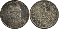 Preussen 2 Mark Wilhelm II / 2 Mark 1902 A / Jaeger 102