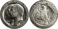 Preussen 3 Mark Wilhelm II. / 100 Jahre Universität Berlin / 3 Mark 1910 A