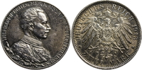 Kaiserreich / Deutschland 3 Mark zum 25. Regierungsjubiläum