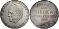 Deutschland Medaille Auf die Verleihung des Friedensnobelpreis für Willy Brandt -