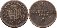 Österreich 1/4 Kreuzer 1772 G Maria Theresia (1740-1780) ss 22,00 EUR Differenzbesteuert nach §25a UStG zzgl. 5,00 EUR Versand