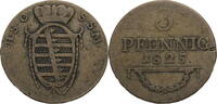 Sachsen-Coburg-Saalfeld 3 Pfennig Ernst I. (1806-1826) -