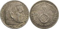 Drittes Reich 5 Reichsmark Hindenburg - Kursmünze (1936-1939) -