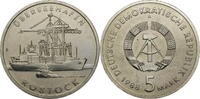 DDR 5 Mark Überseehafen Rostock -