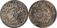 Curacao 1 Reaal Wilhelm I. (1815-1840) - Kursmünze - 9 Eicheln -