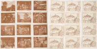 Burg an der Wupper 2x25, 3x50, 3x75 Pfennig, 4x1 Mark Lot von 12 verschiedenen Scheinen -