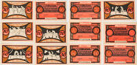 Kurzenmoor 20, 30, 40, 60, 70, 80 Pfennig Komplette Serie von 6 Scheinen -
