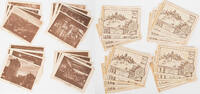 Burg an der Wupper 4x25, 4x50, 4x75 Pfennig, 4x1 Mark Komplette Serie von 16 Scheinen -