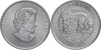 Kanada 8 Dollars Elizabeth II (1952-2022) - Bison - 1 1/4 Unze Silber -