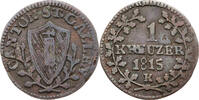 Schweiz, St. Gallen 1 Kreuzer Kursmünze (1807-1816) -