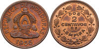 Honduras 2 Centavos Kursmünze (1939-1956) -