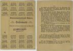 Seifenkarte Oktober 1916 Achern 24 Feinseifen und Seifenpulvermarken ohne Nr. II