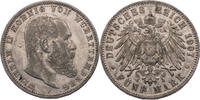 Kaiserreich, Württemberg 5 Mark Wilhelm II. (1891-1918) - Kursmünze (1892-1913) -