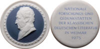 Medaille 1975 Weimar Goethe - Nationale Forschungs- und Gedenkstätten der klassischen dt. Literatur st