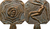 Tschechien Medaille Perseus und Medusa von Lumir Sindelar -